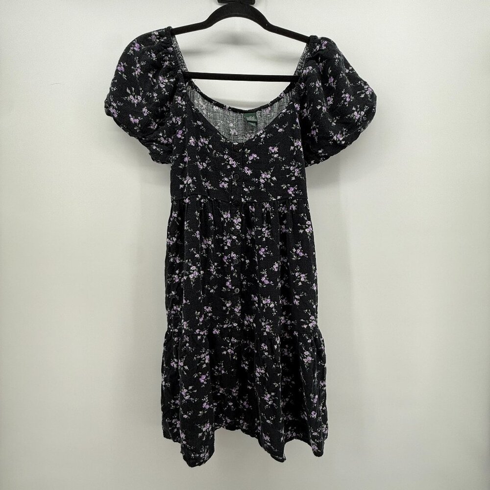 Wild Fable Womens Milk‎ Maid Babydoll Midi floral dress Coquette Size Small